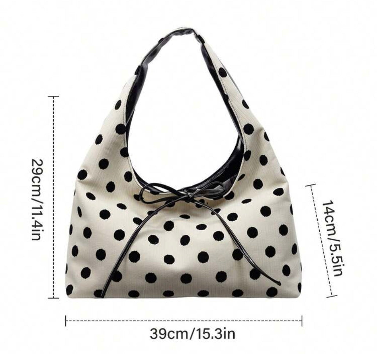 XOXO Polka Dot Embroidered Purse (EARLY MARCH)