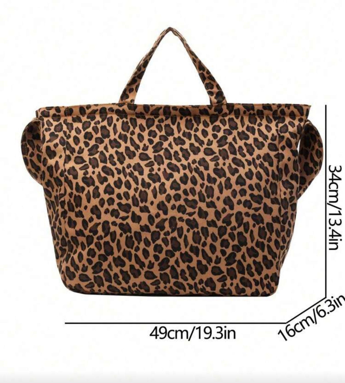 Leopard Babe Embroidered Tote Bag (END OF OCT/EARLY NOVEMBER)