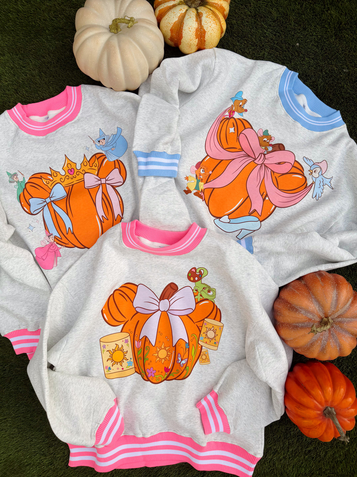 Pumpkin Princess Varsity Sweatshirt(READY TO SHIP)