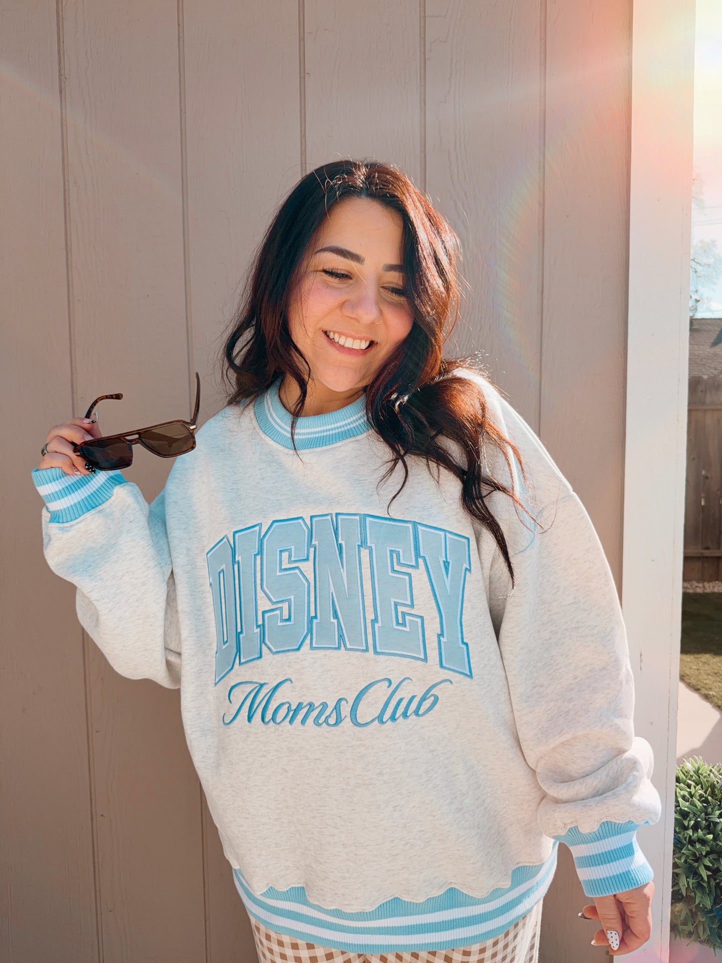 Magic Club Varsity Embroidered Sweatshirt(LATE JUNE/EARLY JULY)