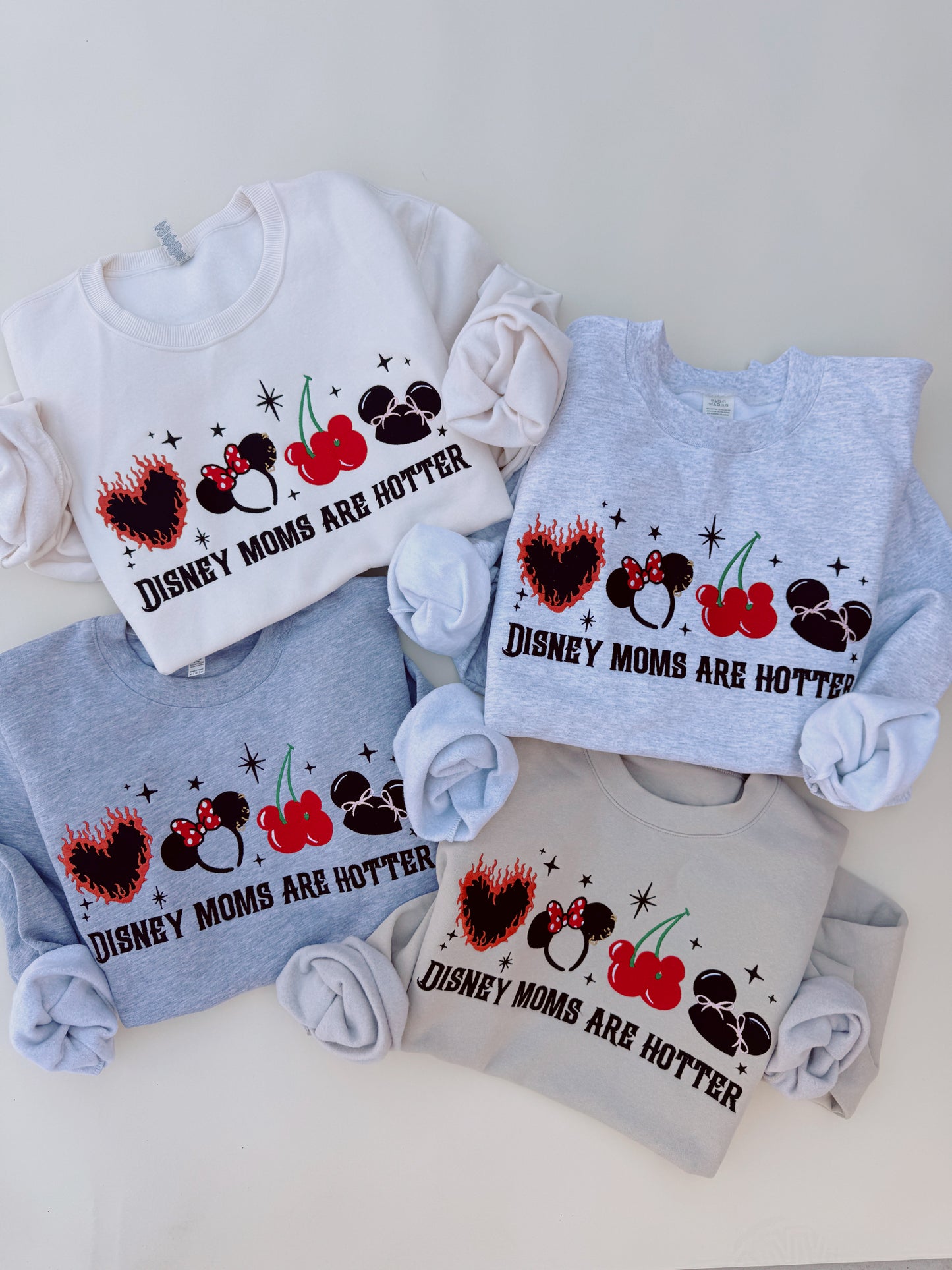 Hot Moms Embroidered Crewneck PRE-ORDER (11/21-12/3)