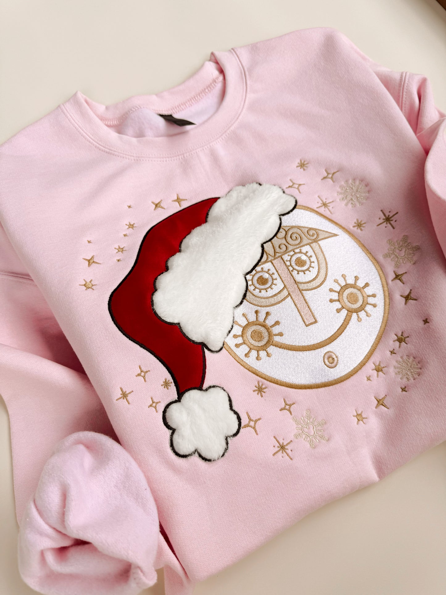 small world christmas embroidered crewneck PRE-ORDER (11/21-12/3)
