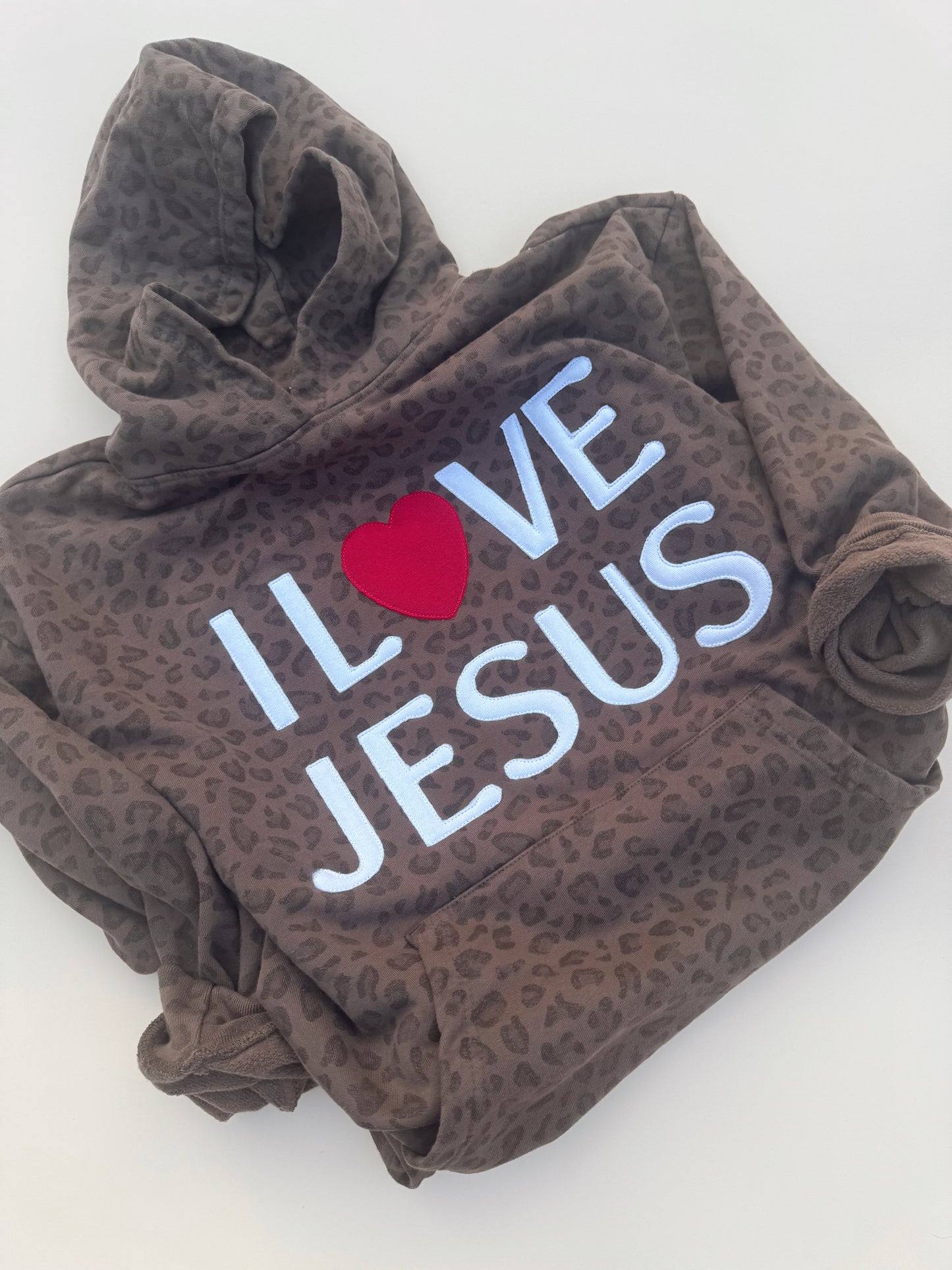 I LOVE JESUS Embroidered Hoodie (11/21-12/3)