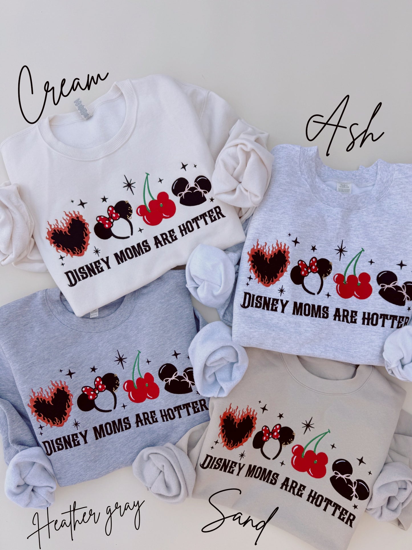 Hot Moms Embroidered Crewneck PRE-ORDER (11/21-12/3)