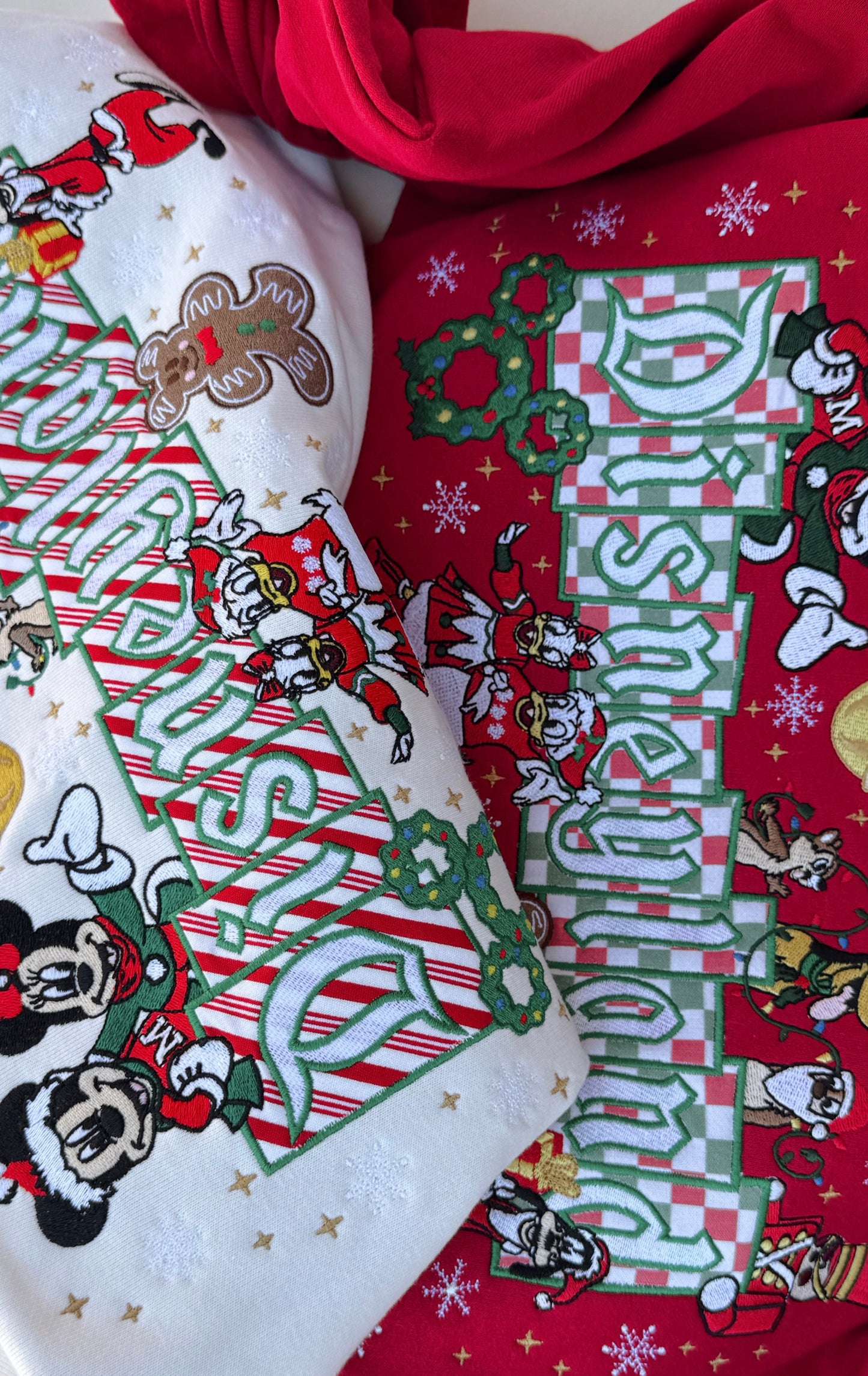 Christmas in the Parks embroidered crewneck PRE-ORDER (11/21-12/3)