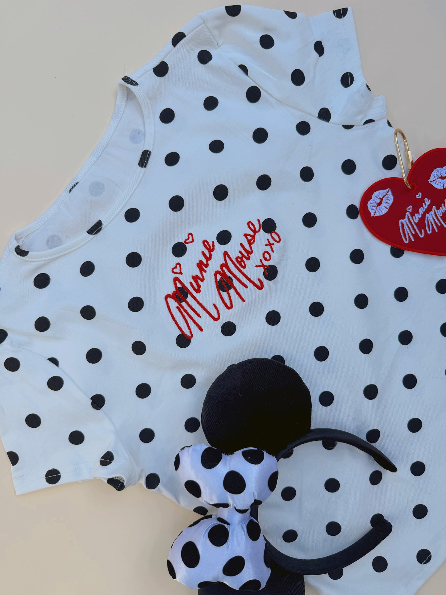 Polka Dot Embroidered signature top PRE-ORDER (LATE JULY/EARLY AUG)