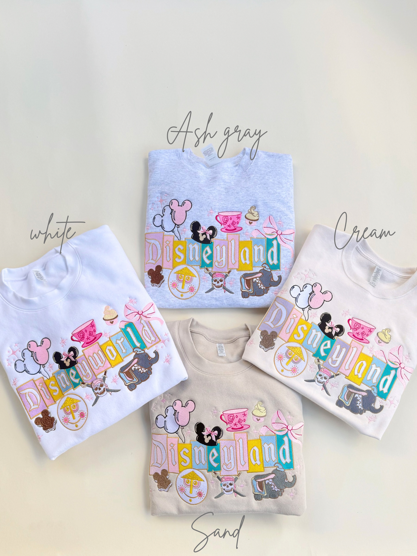 Girly In the Parks Embroidered Sweatshirt PRE-ORDER (11/21-12/3)