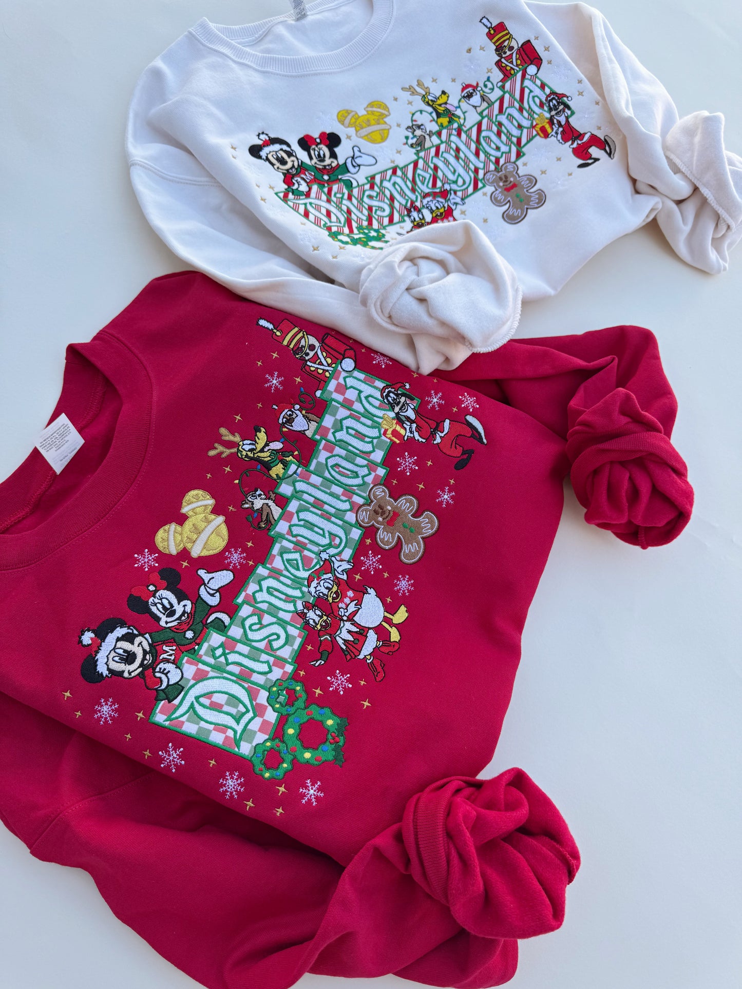 Christmas in the Parks embroidered crewneck PRE-ORDER (11/21-12/3)