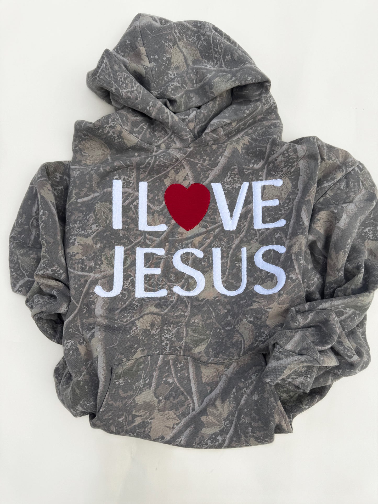 I LOVE JESUS Embroidered Hoodie (11/21-12/3)