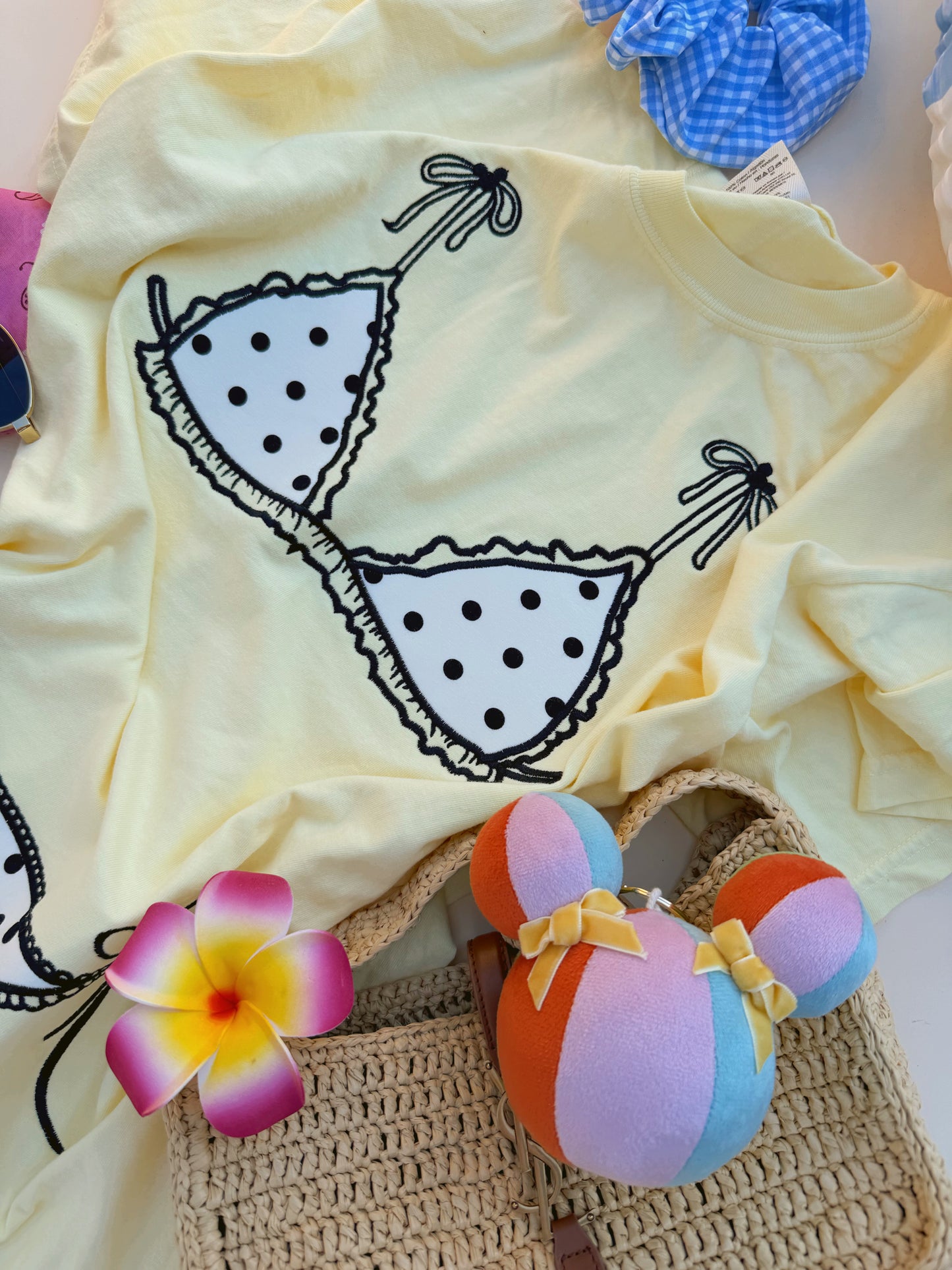 Bikini embroidered T-SHIRT PRE-ORDER (EARLY JULY)