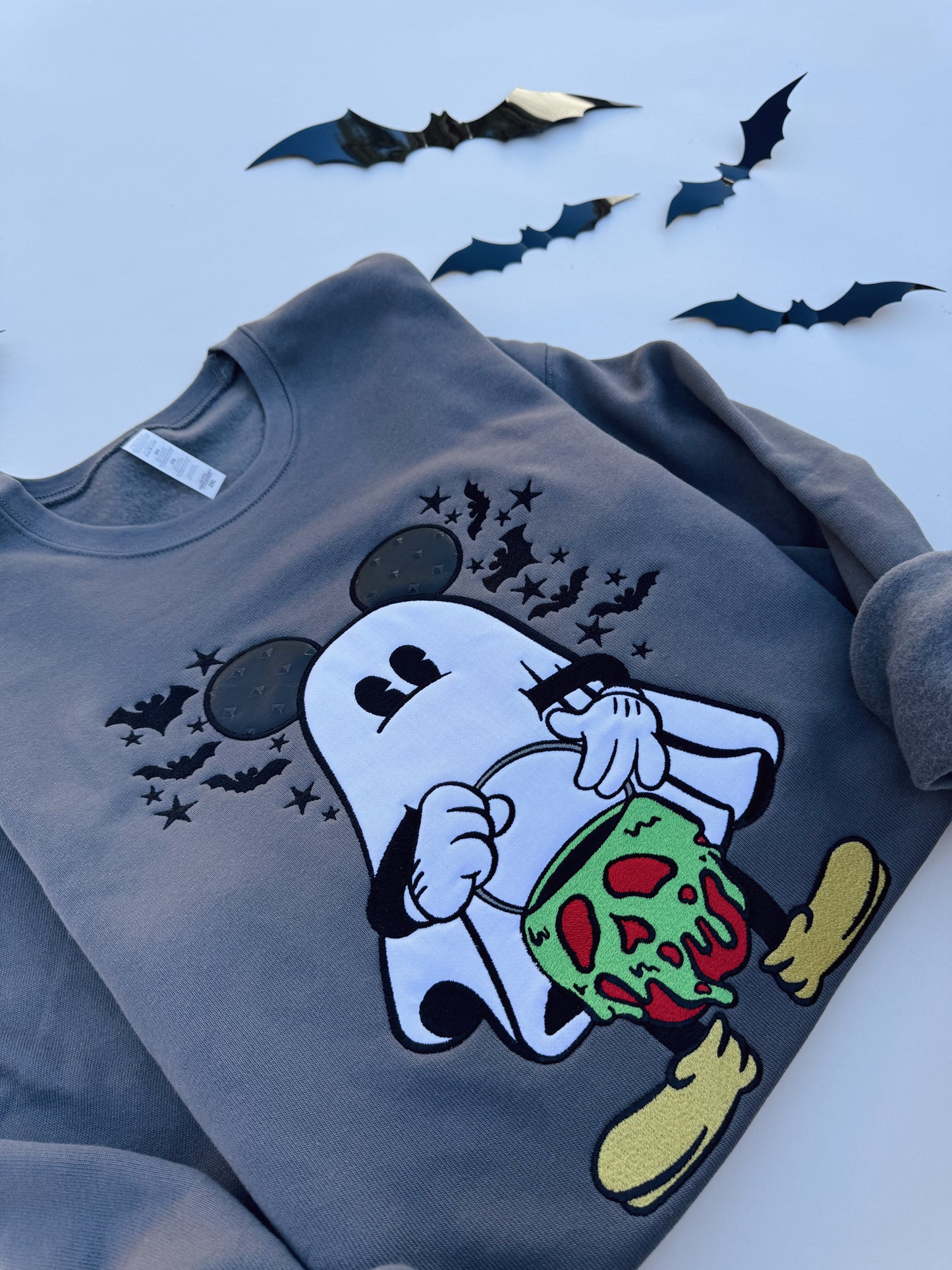 Ghostie embroidered crewneck PRE ORDER (LATE SEPT/EARLY OCT)