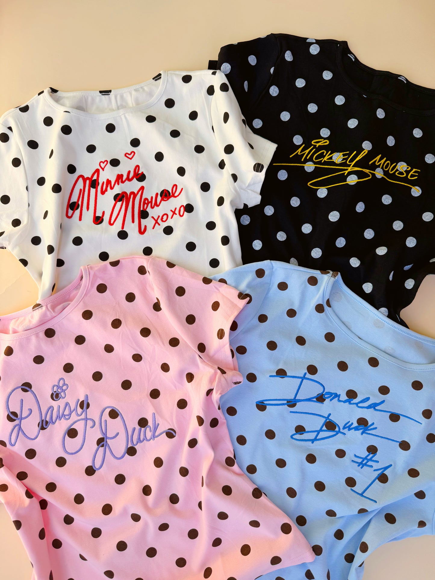 Polka Dot Embroidered signature top PRE-ORDER (MID SEPTEMBER)
