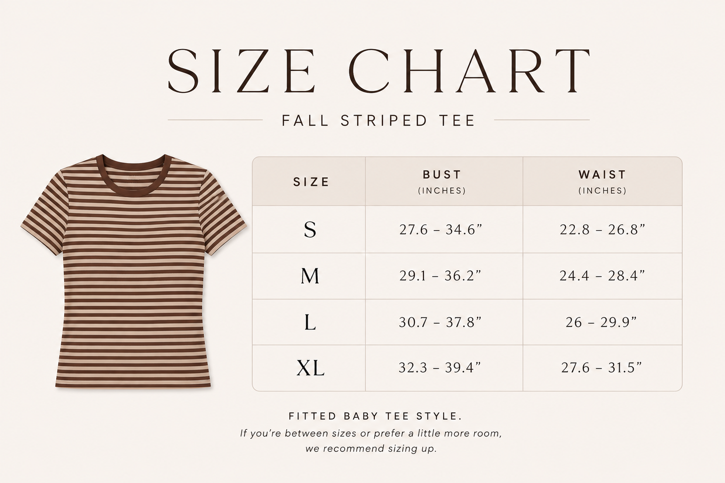 Fall Stripes PRE-ORDER (LATE AUG)