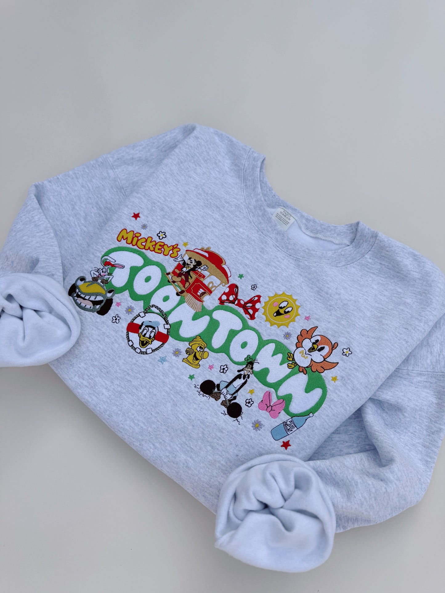 TOONTOWN Embroidered Sweatshirt Land Collection PRE-ORDER(LATE JUNE/EARLY JULY)