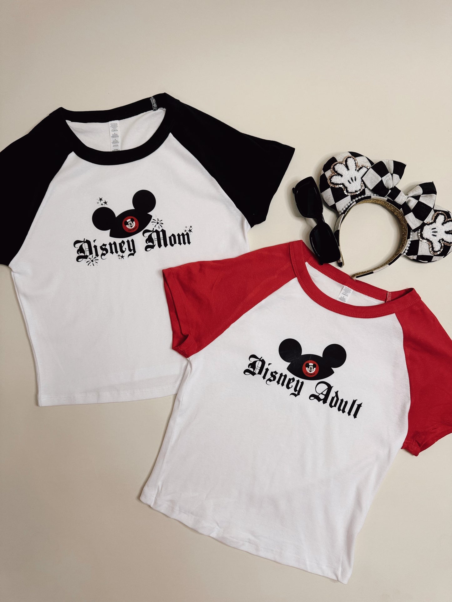 Old english women's baby tee (MADE TO ORDER)