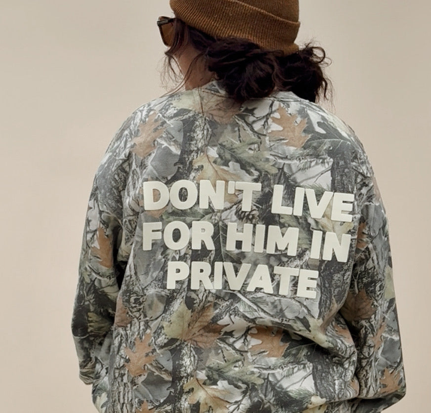 Vintage Camo Jesus Apparel