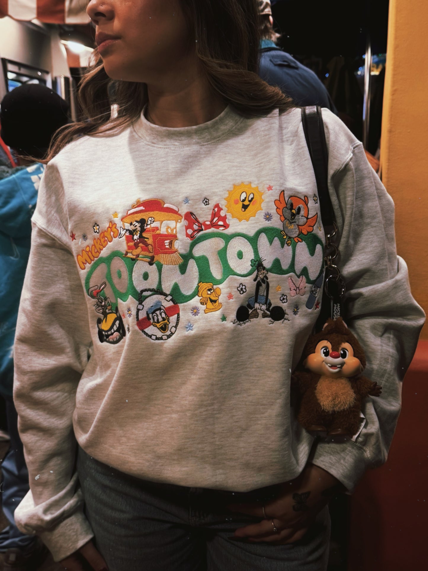 TOONTOWN Embroidered Sweatshirt Land Collection PRE-ORDER(LATE JUNE/EARLY JULY)