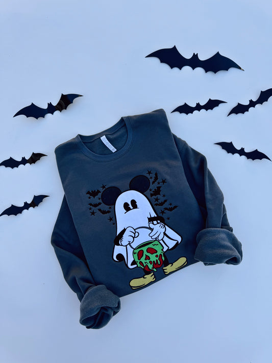 Ghostie embroidered crewneck PRE ORDER (LATE SEPT/EARLY OCT)
