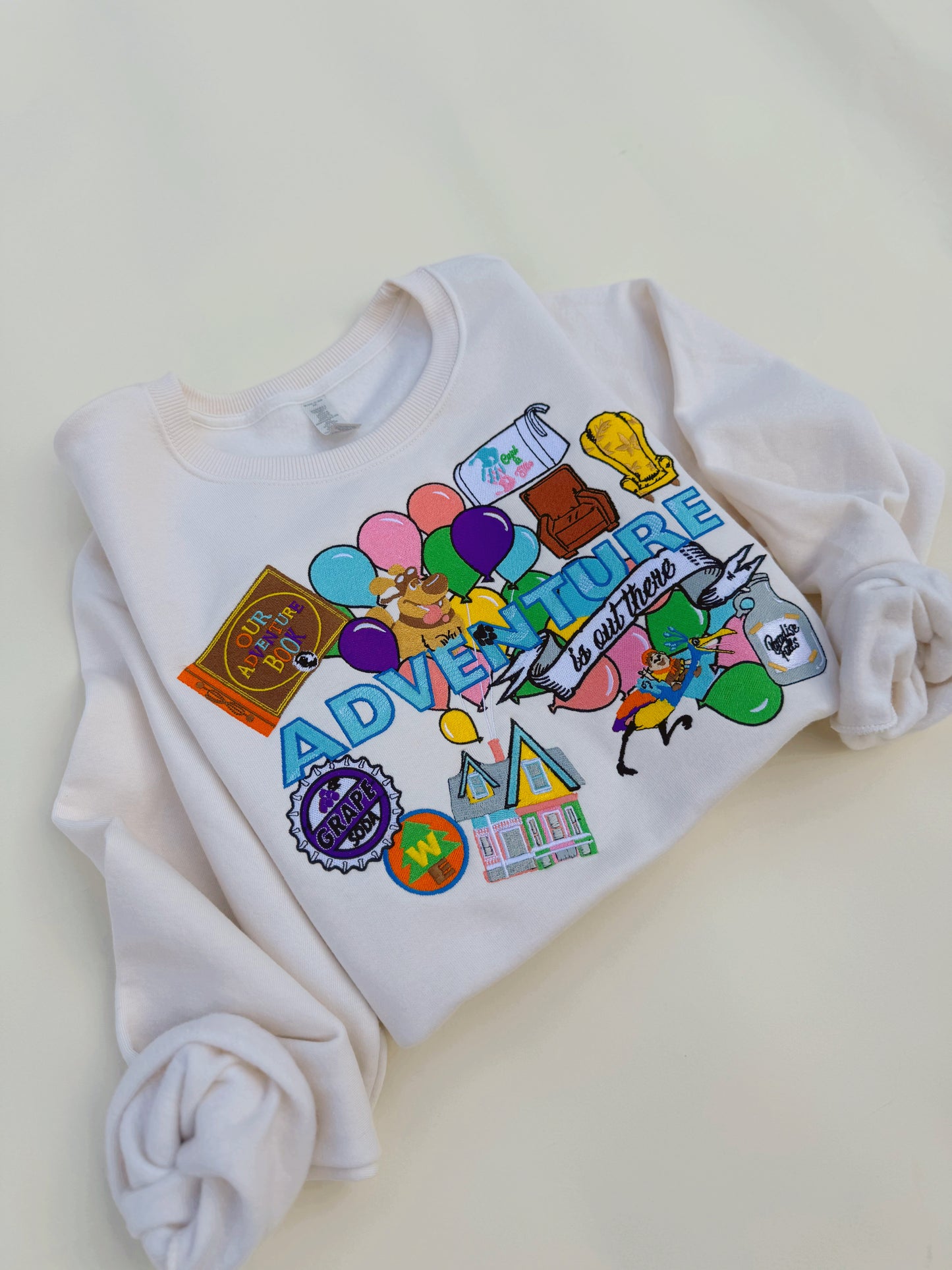 Adventure embroidered crewneck PRE-ORDER (11/21-12/3)
