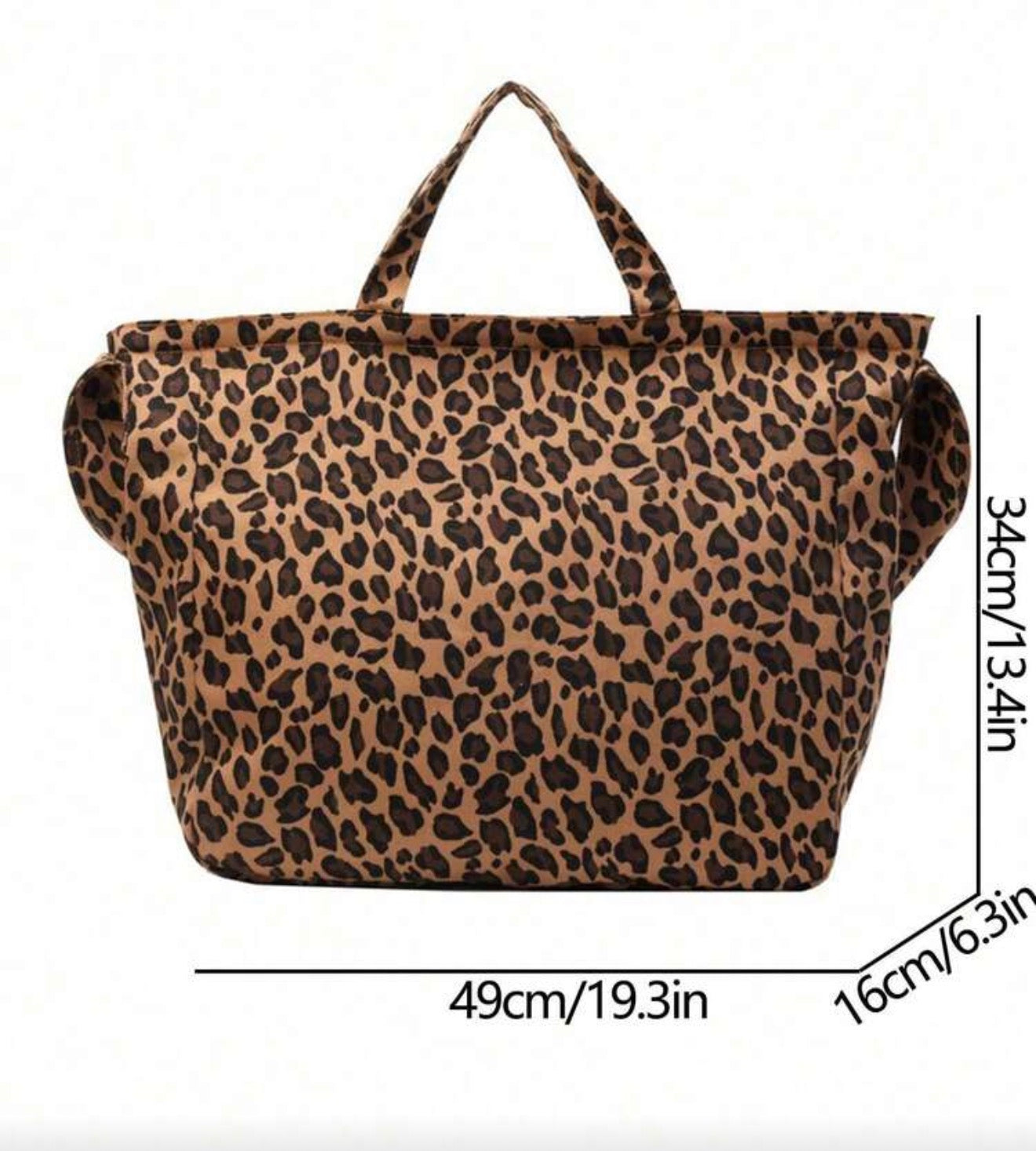 Leopard Babe Embroidered Tote Bag (LATE FEB/EARLY MARCH)