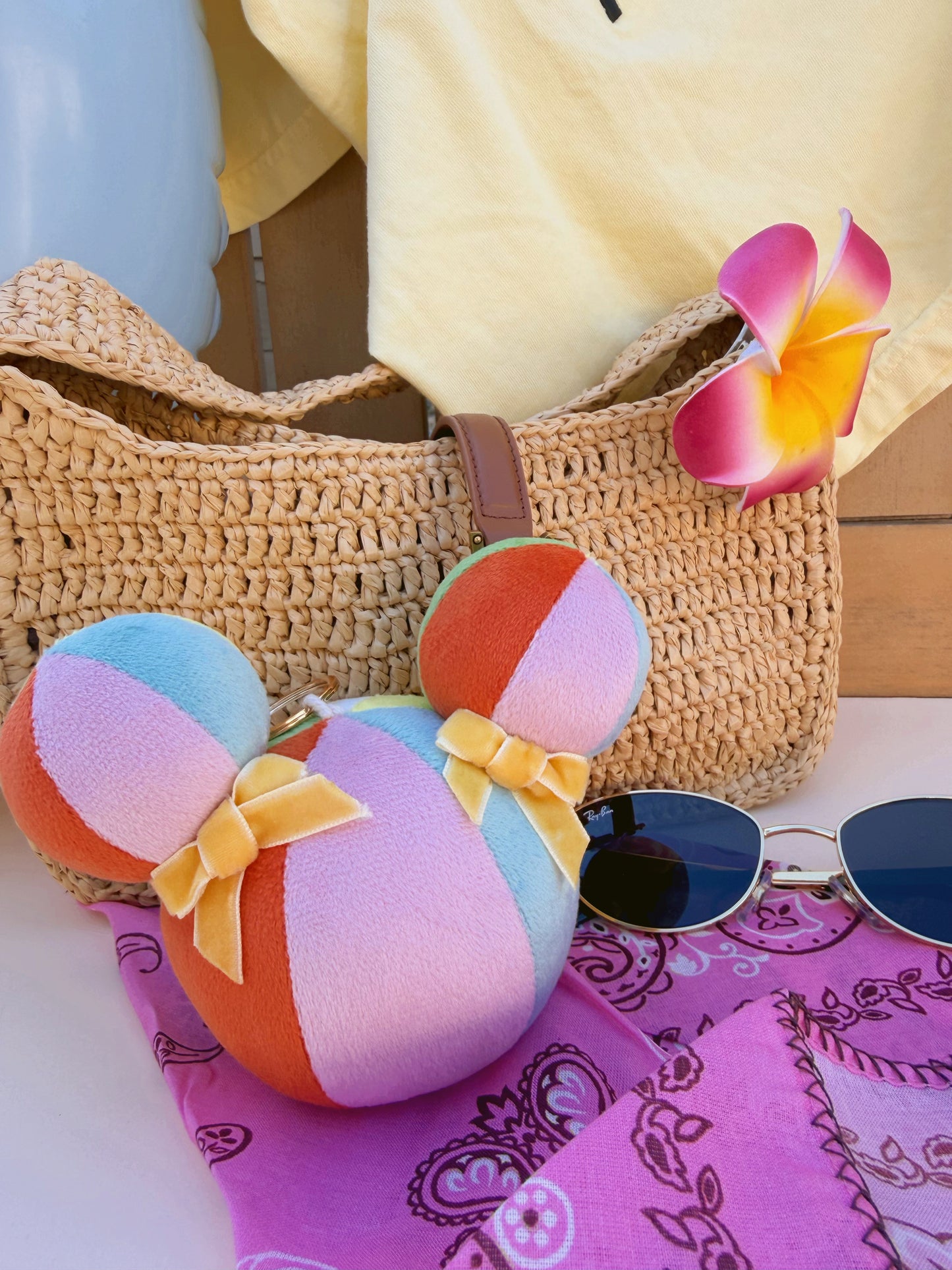 Mouse Beach Ball Bag Charms (PRE SALE ESTIMATED WEEK OF JULY 12th)