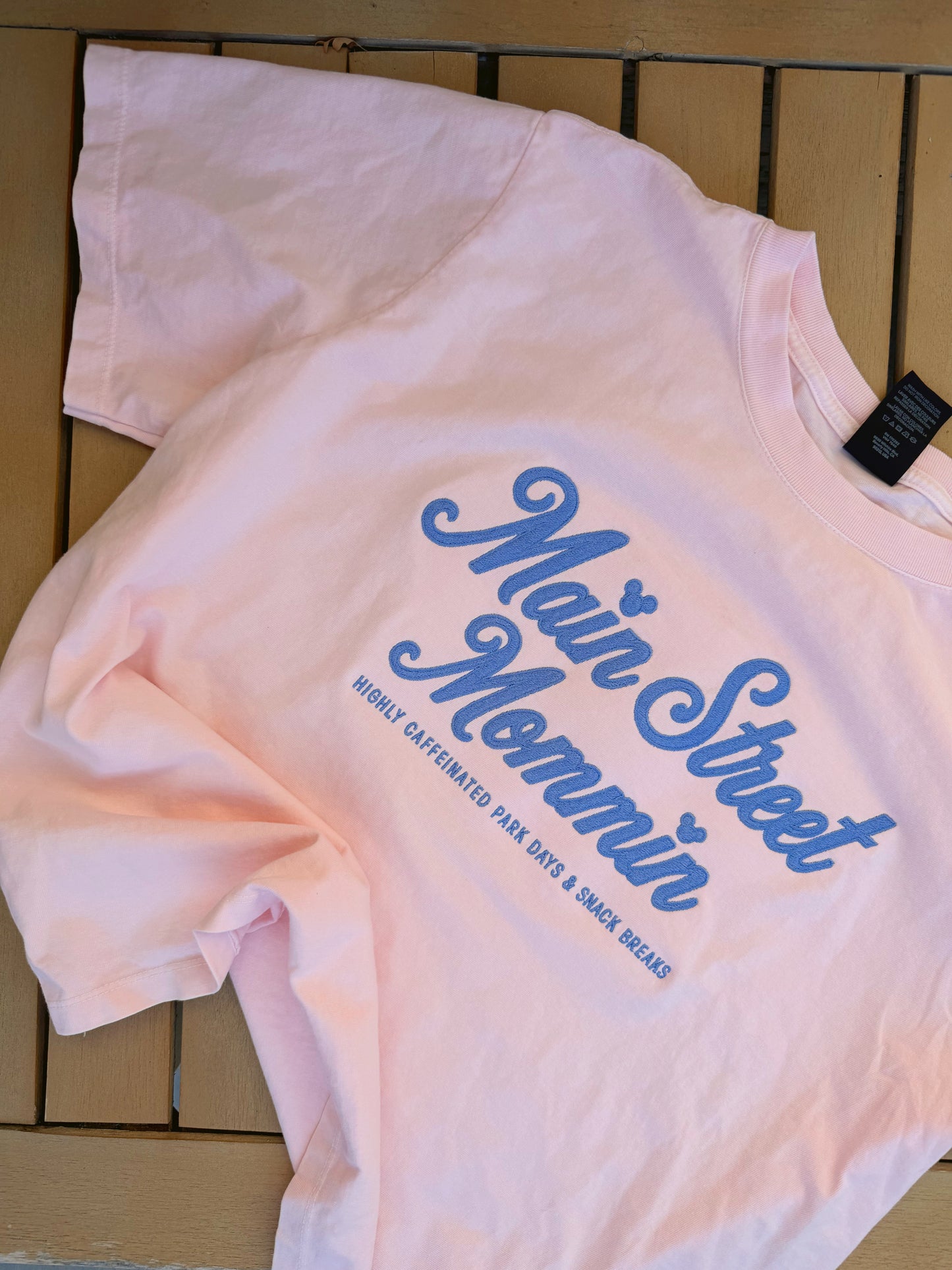 Embroidered Main Street Tee PRE ORDER (LATE JUNE/EARLY JULY)
