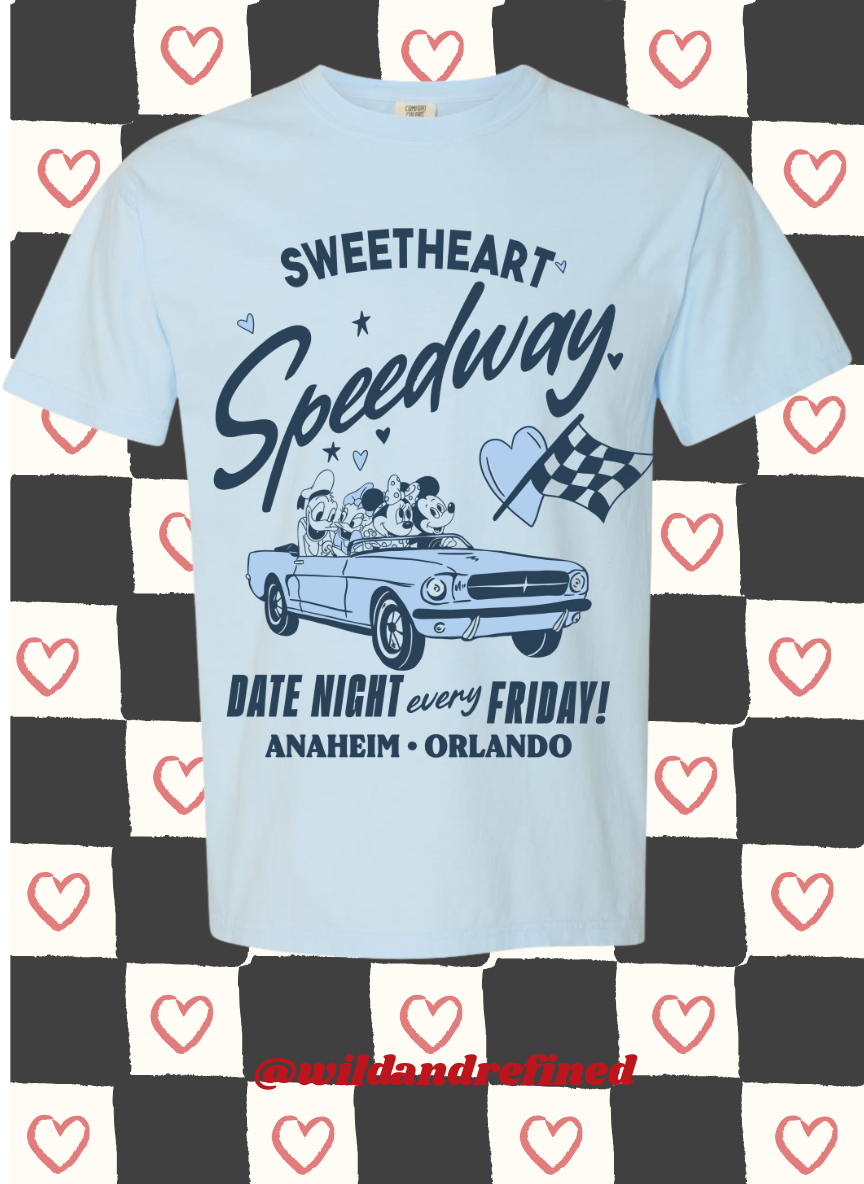 Sweetheart Speedway ADULT GRAPHIC TEES (MADE TO ORDER)