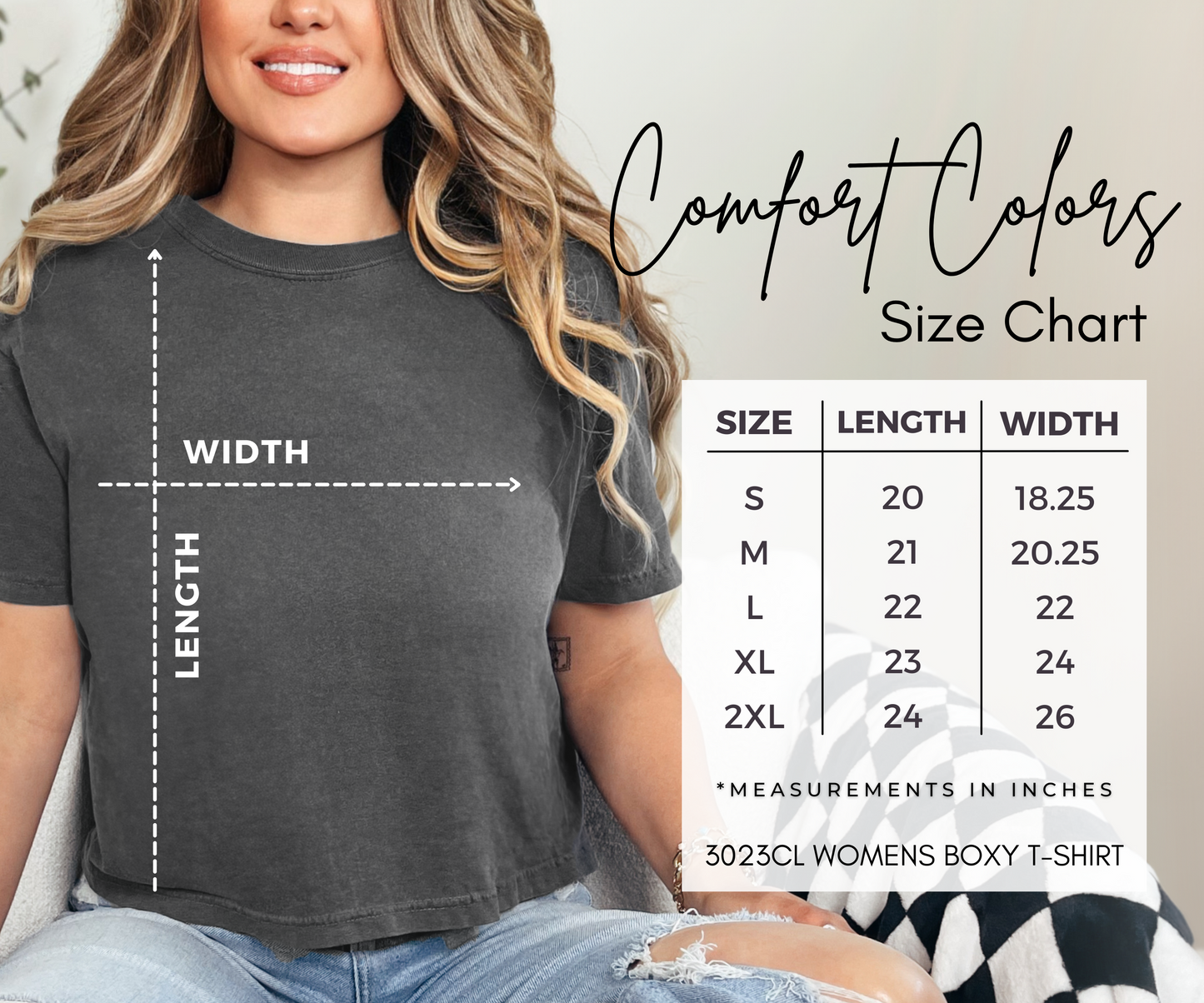 LAND COLLECTION ADULT GRAPHIC BOXY/CROP TEES (MADE TO ORDER)