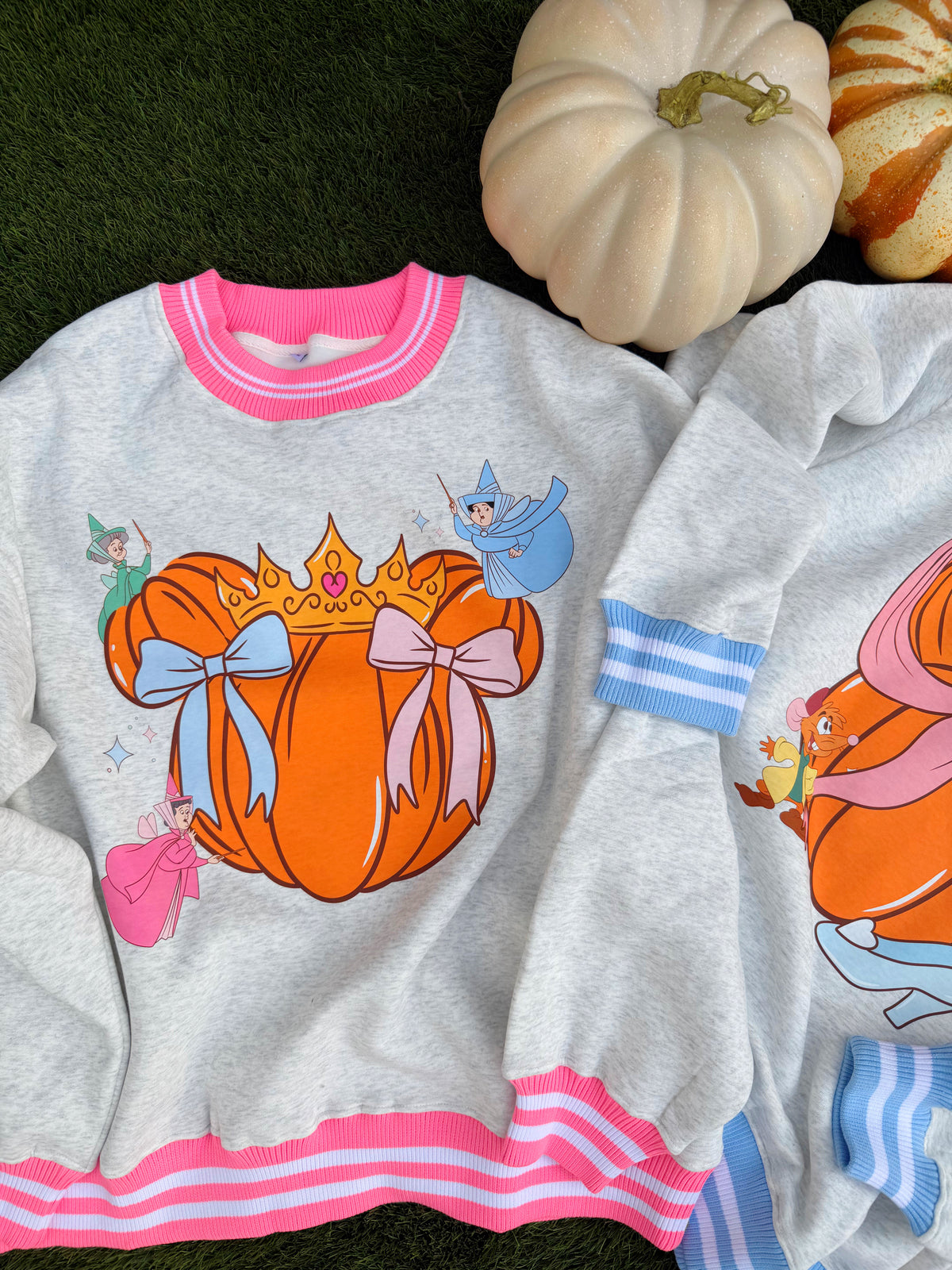 Pumpkin Princess Varsity Sweatshirt(READY TO SHIP)