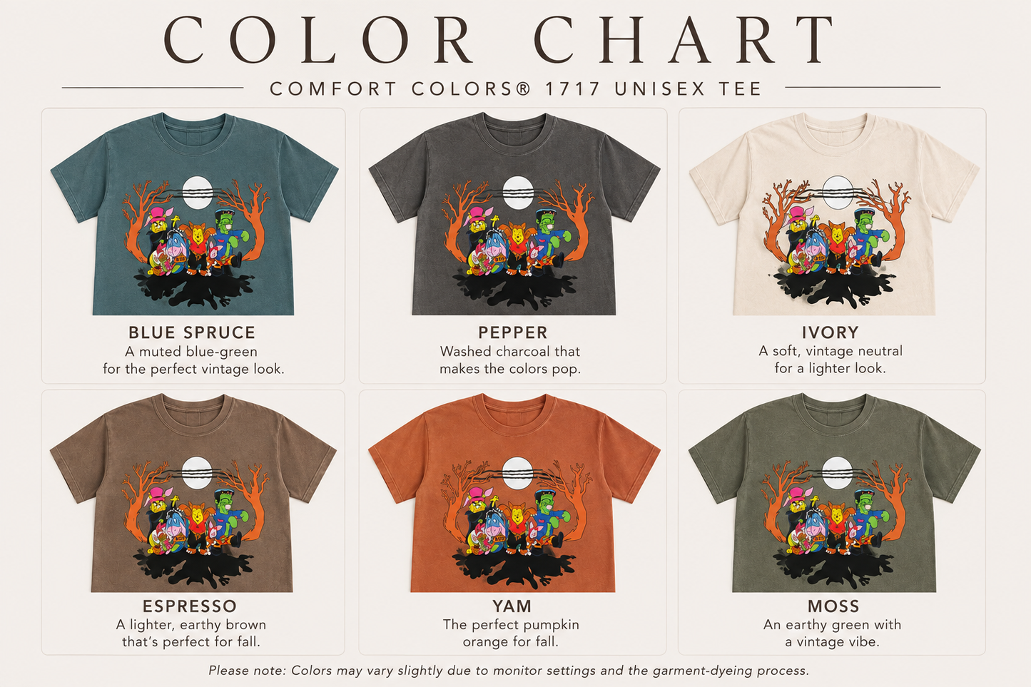 Haunted Hundred Acre ADULT GRAPHIC TEE (MADE TO ORDER)
