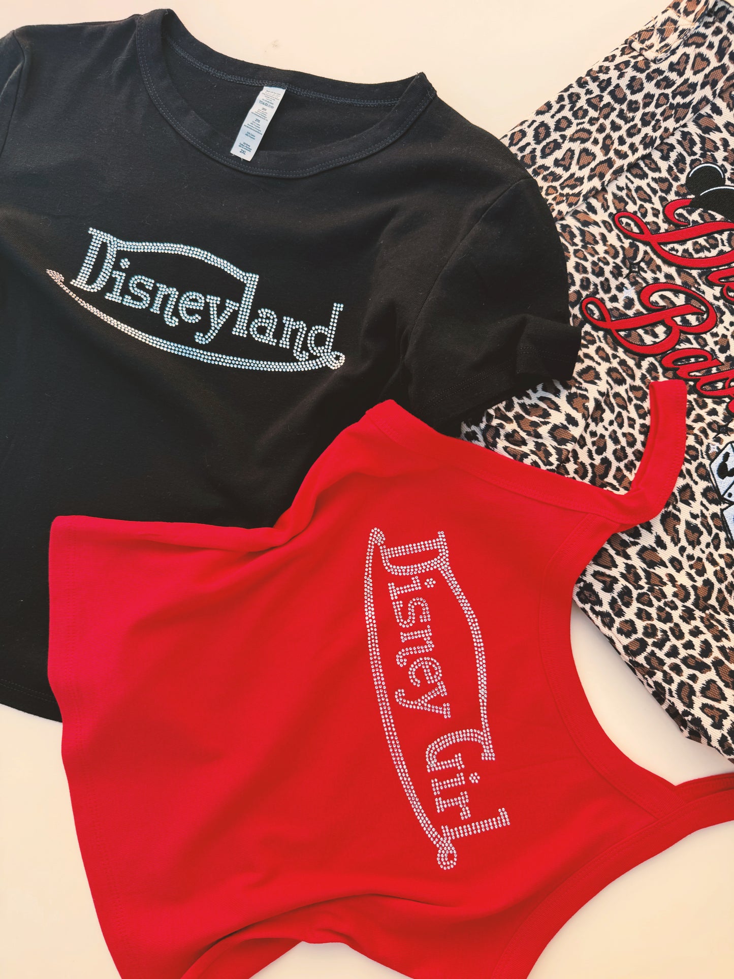 Rhinestone Park tops MADE TO ORDER