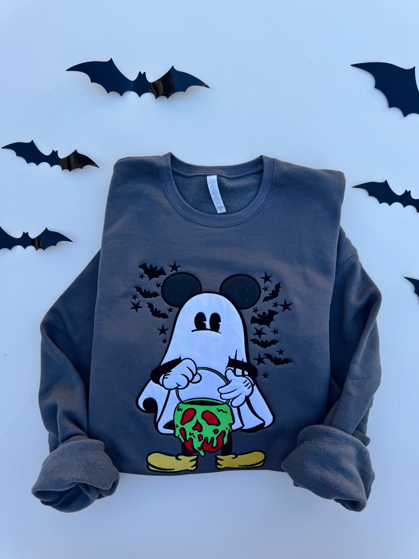 Ghostie embroidered crewneck PRE ORDER (LATE SEPT/EARLY OCT)