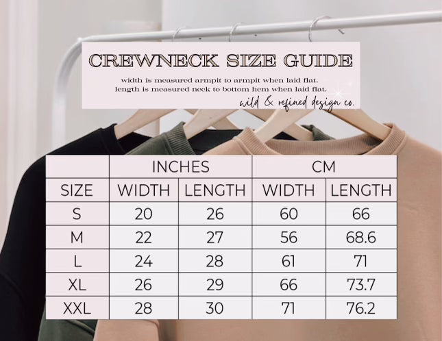 In the parks GRAPHIC unisex crewneck MADE TO ORDER