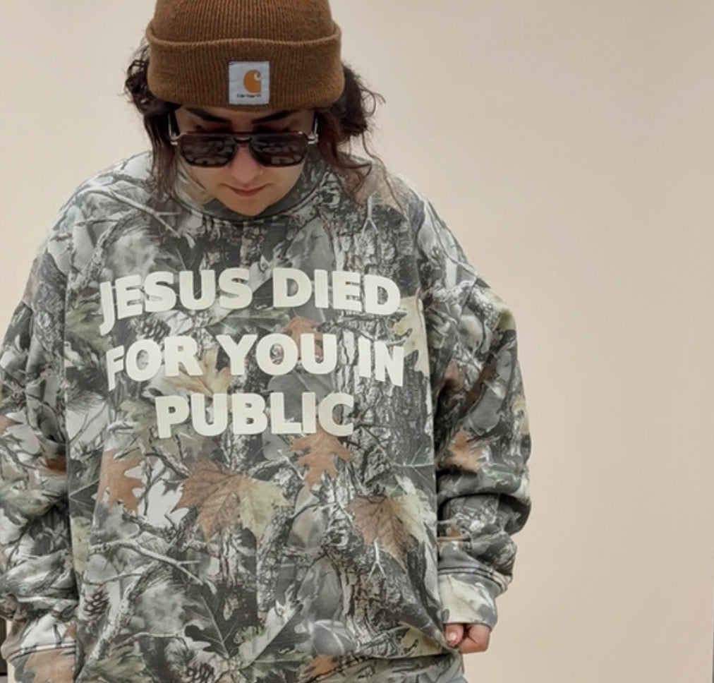 Vintage Camo Jesus Apparel