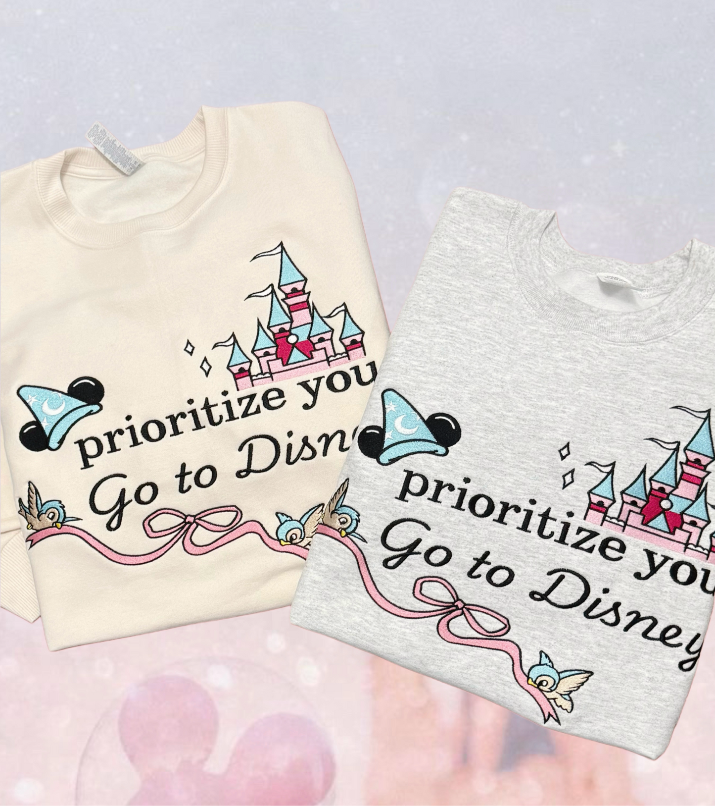Go to the parks embroidered crewneck PRE ORDER (11/21-12/3)