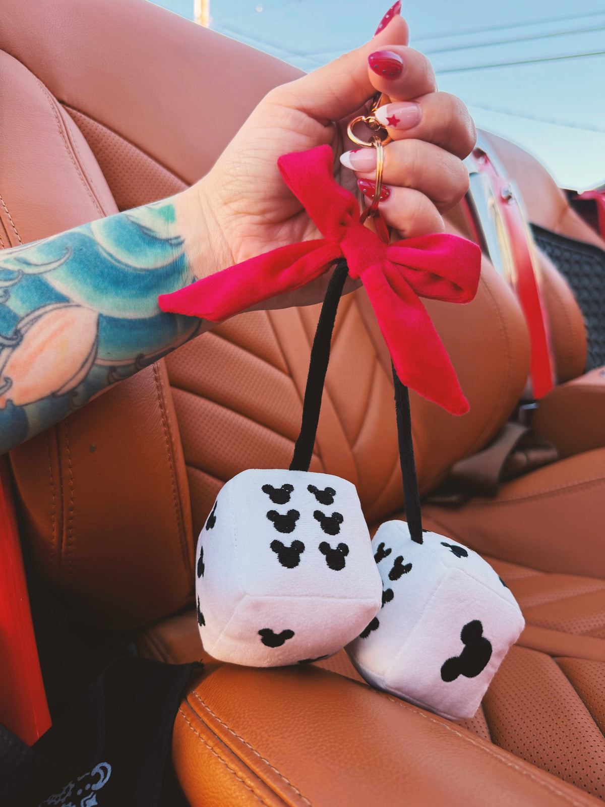 Mouse Dice Plush Bag Charms *READY TO SHIP*