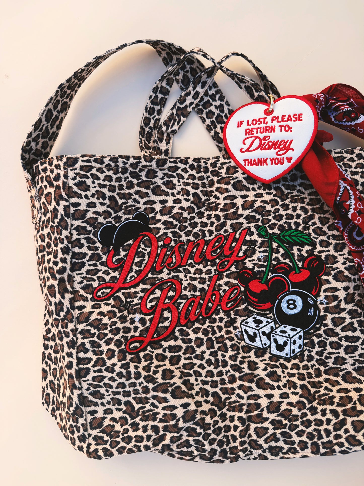 Leopard Babe Embroidered Tote Bag (MID/LATE JULY)
