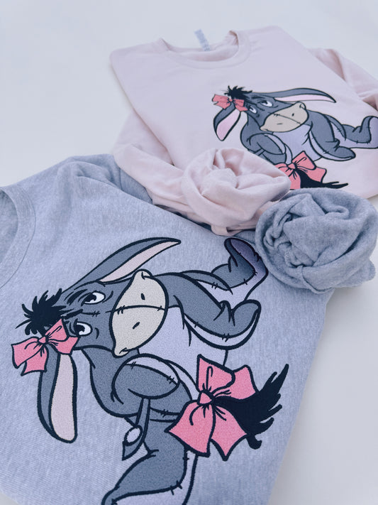 Eeyore Embroidered crewneck PRE-ORDER (11/21-12/3)