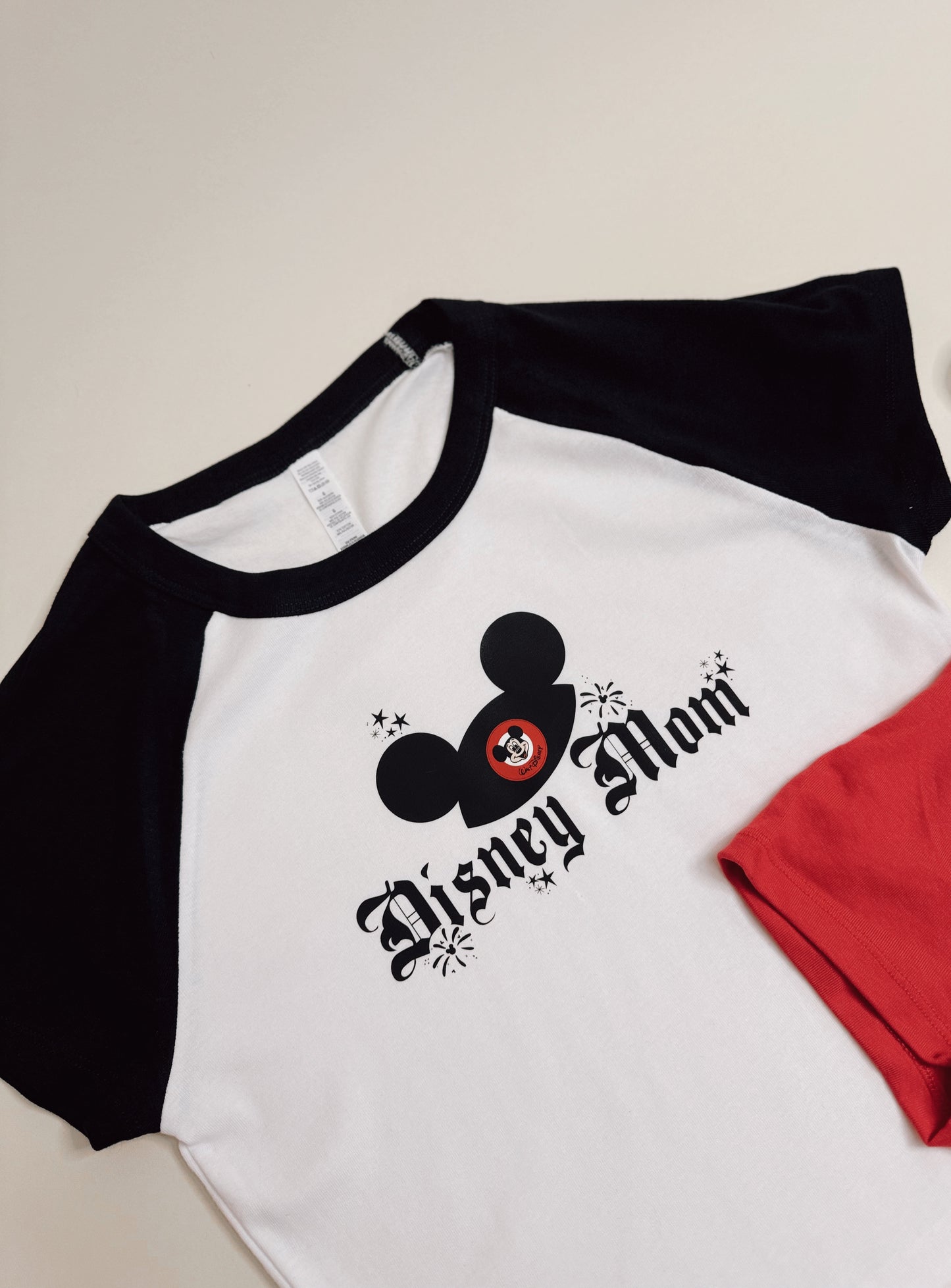 Old english women's baby tee (MADE TO ORDER)