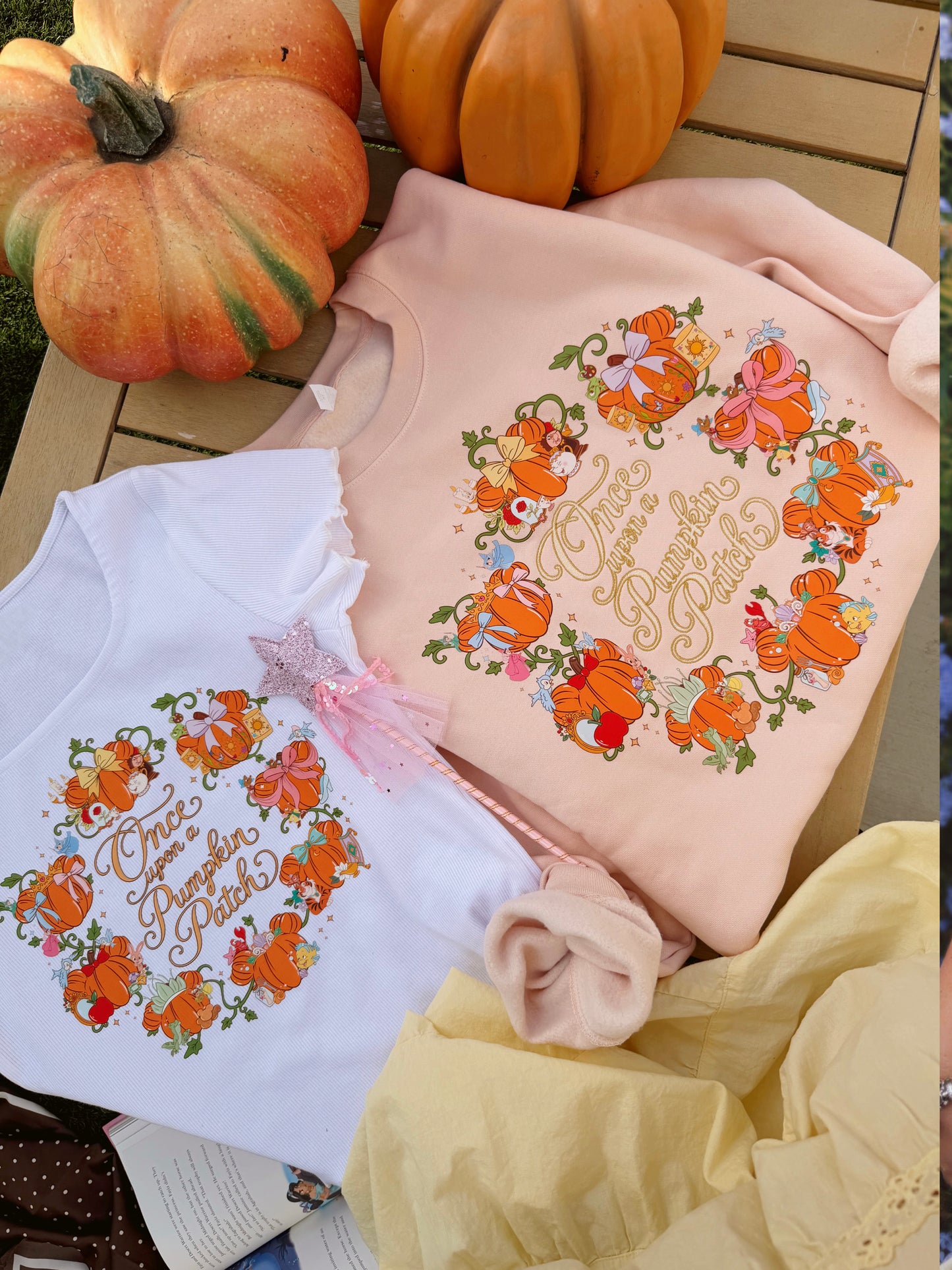 Once Upon a Pumpkin Patch Ruffled Baby tee (EARLY/MID SEPTEMBER)
