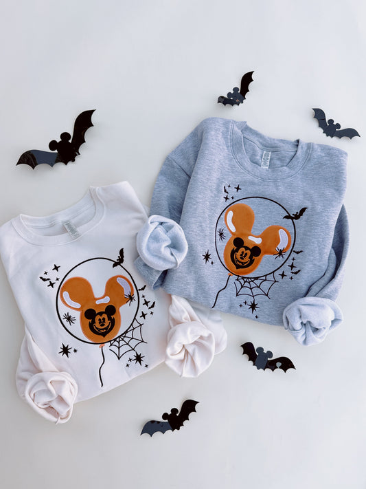 Balloon Vampire embroidered crewneck PRE-ORDER(LATE SEPT/EARLY OCT)