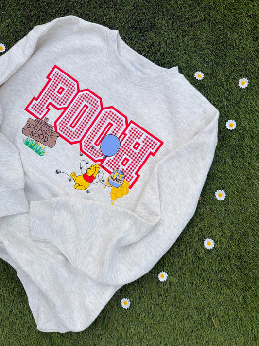 Silly Bear Embroidered Crewneck (LATE MARCH)