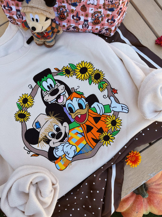 Harvest Friends Embroidered sweatshirt (PRE ORDER MID/LATE AUG)