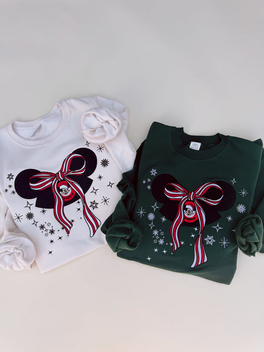 Santa Hat embroidered crewneck PRE-ORDER (11/21-12/3)