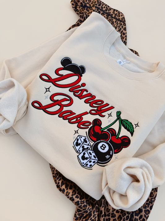 Magic Babe embroidered crewneck PRE ORDER(LATE FEB)