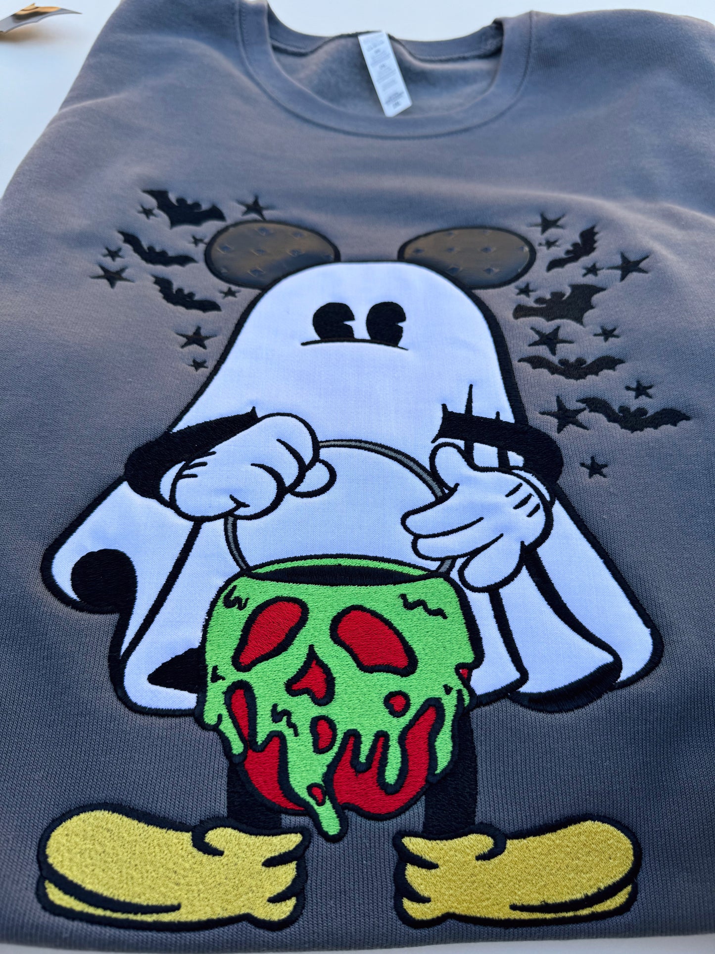 Ghostie embroidered crewneck PRE ORDER (LATE SEPT/EARLY OCT)