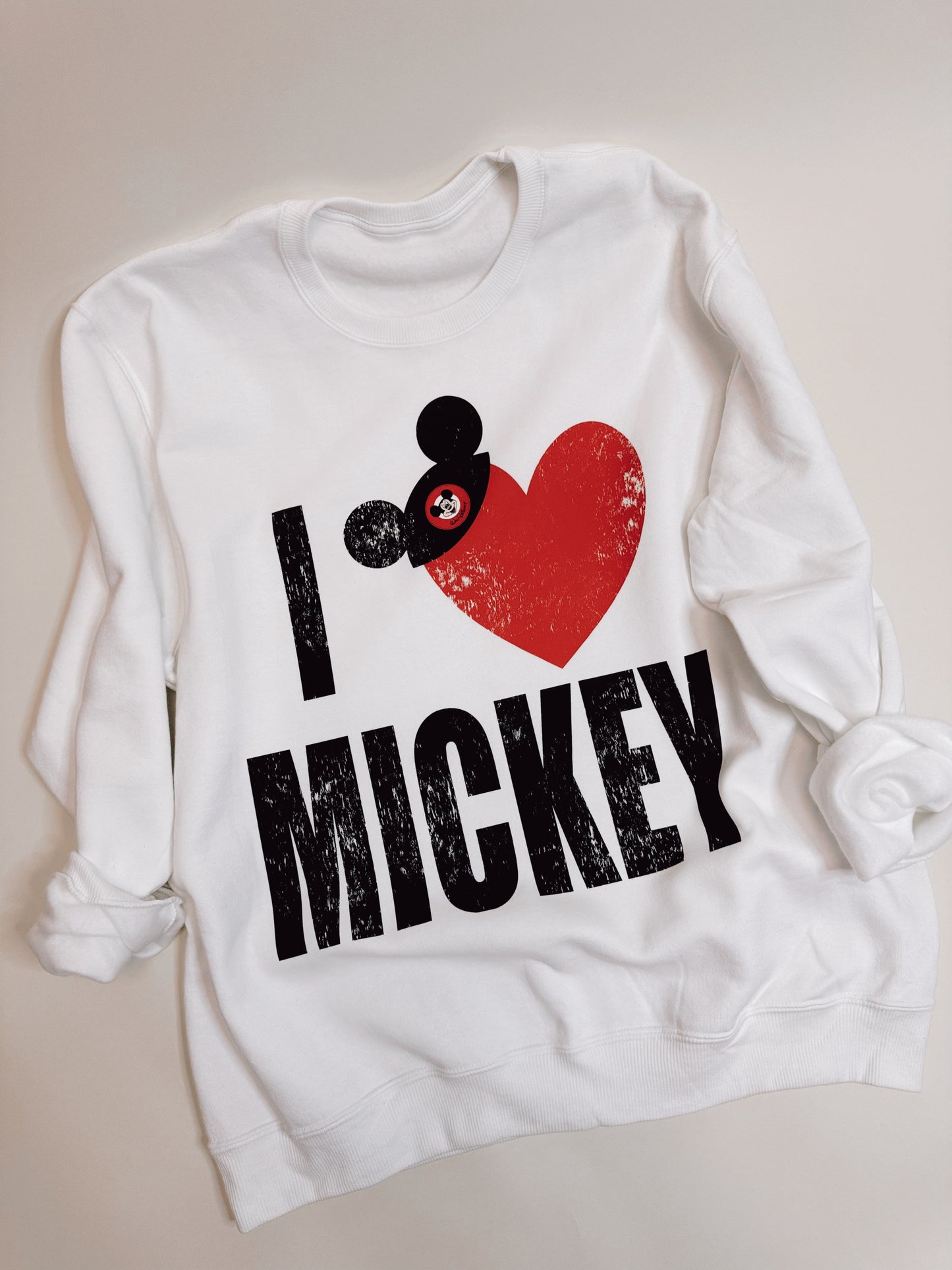I HEART MICKEY SWEATSHIRT (MADE TO ORDER)