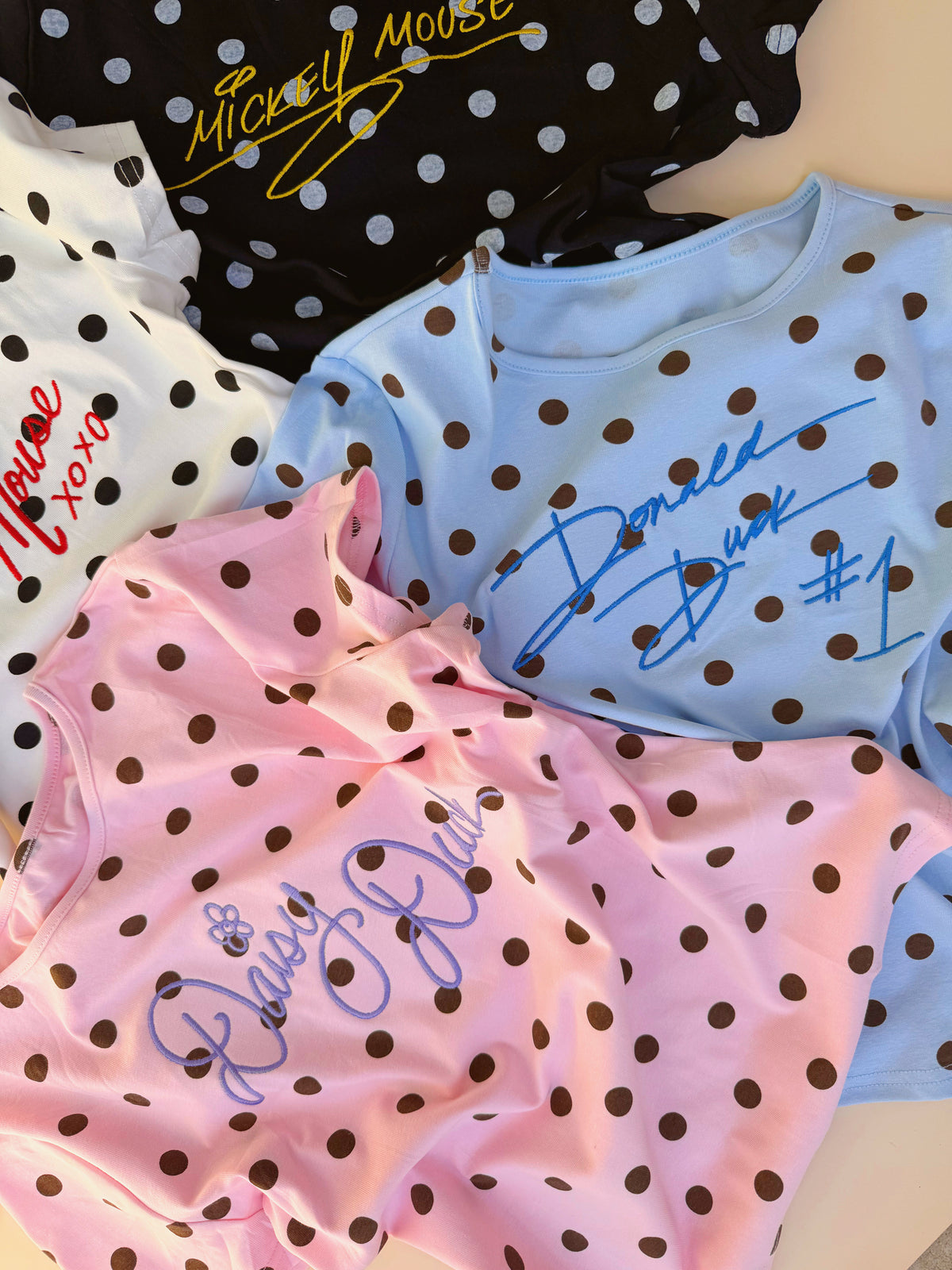 Polka Dot Embroidered signature top PRE-ORDER (MID SEPTEMBER)