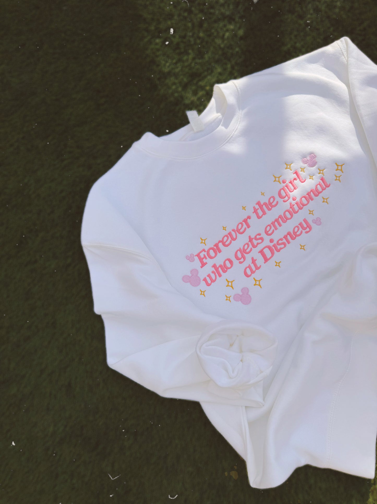 Nostalgic Girl Embroidered Sweatshirt PRE-ORDER (MID/LATE JUNE)