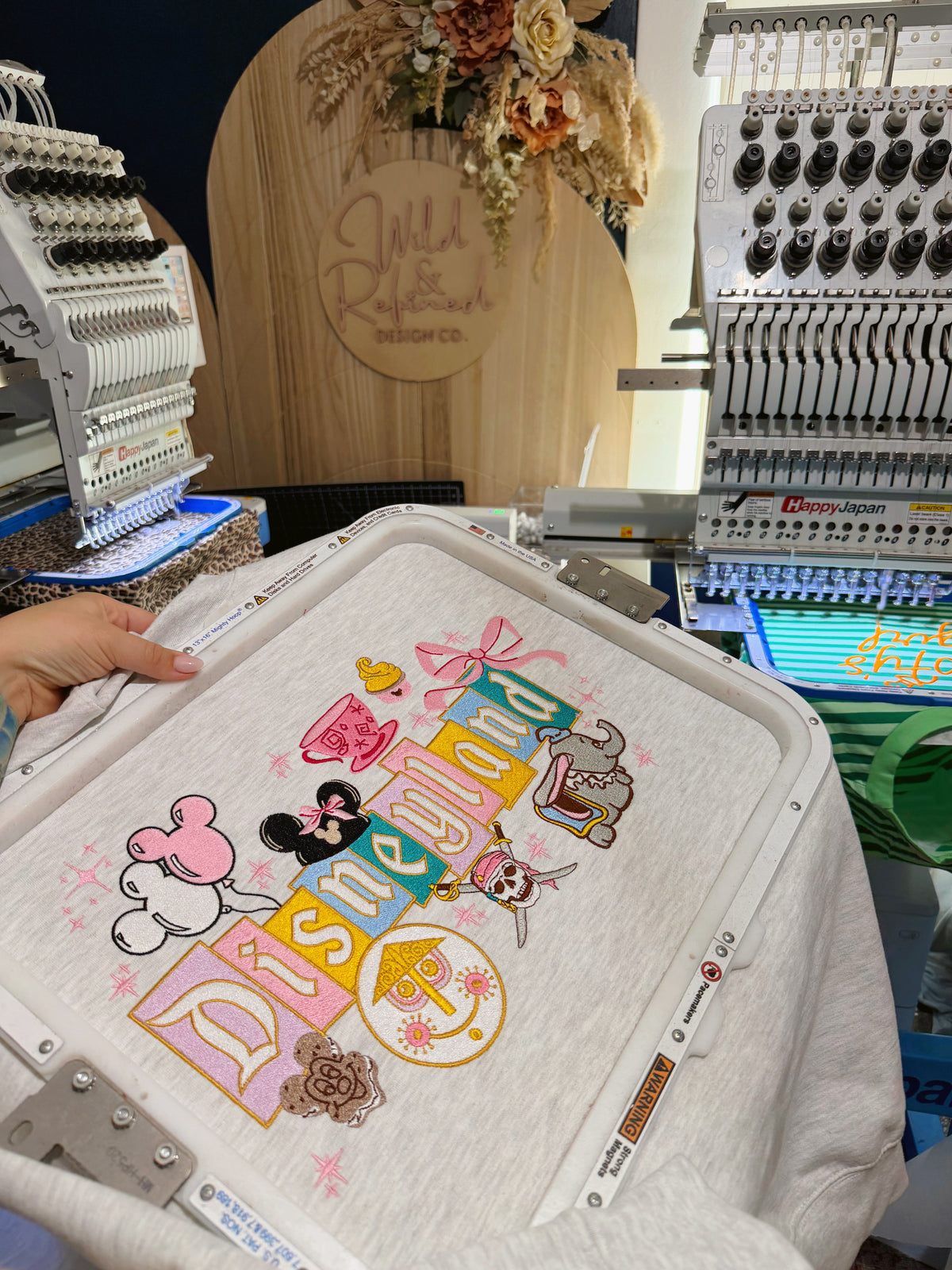Girly In the Parks Embroidered Sweatshirt PRE-ORDER (EARLY NOVEMBER)